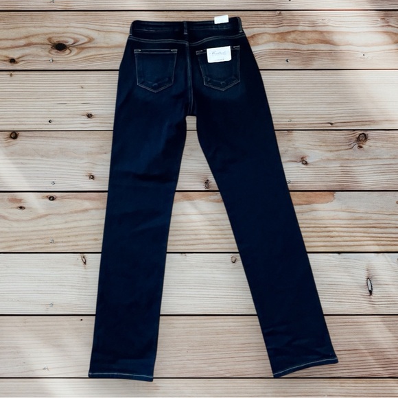 KanCan 28x32 Mid Rise Kurvy Jeans Straight Dark Blue - Picture 3 of 8